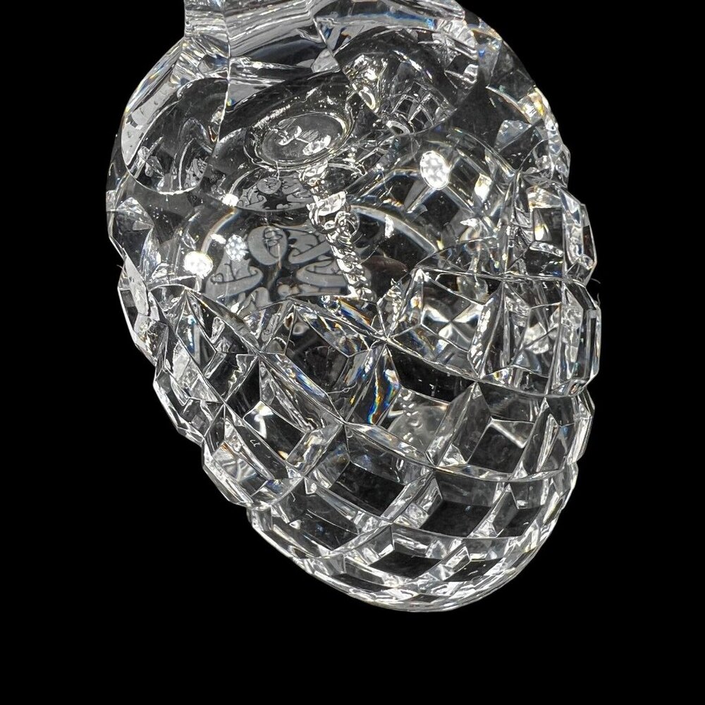 Vtg Waterford Cut Crystal Bell 1988 12 Days of Christmas Five Golden Rings BOX - Picture 8 of 11